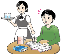 カフェ勉強